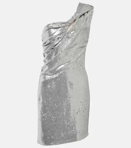 商品Givenchy|亮片单肩迷你连衣裙,价格¥21749,第1张图片
