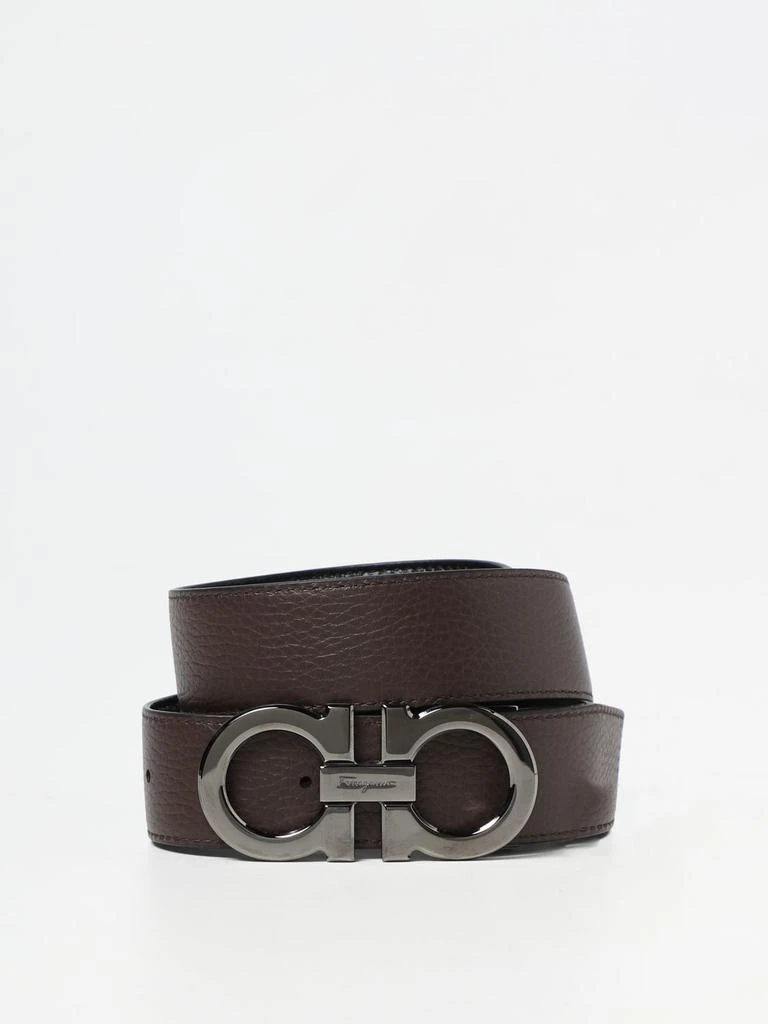 商品Salvatore Ferragamo|Ferragamo Gancini hammered leather belt,价格¥4135,第2张图片详细描述