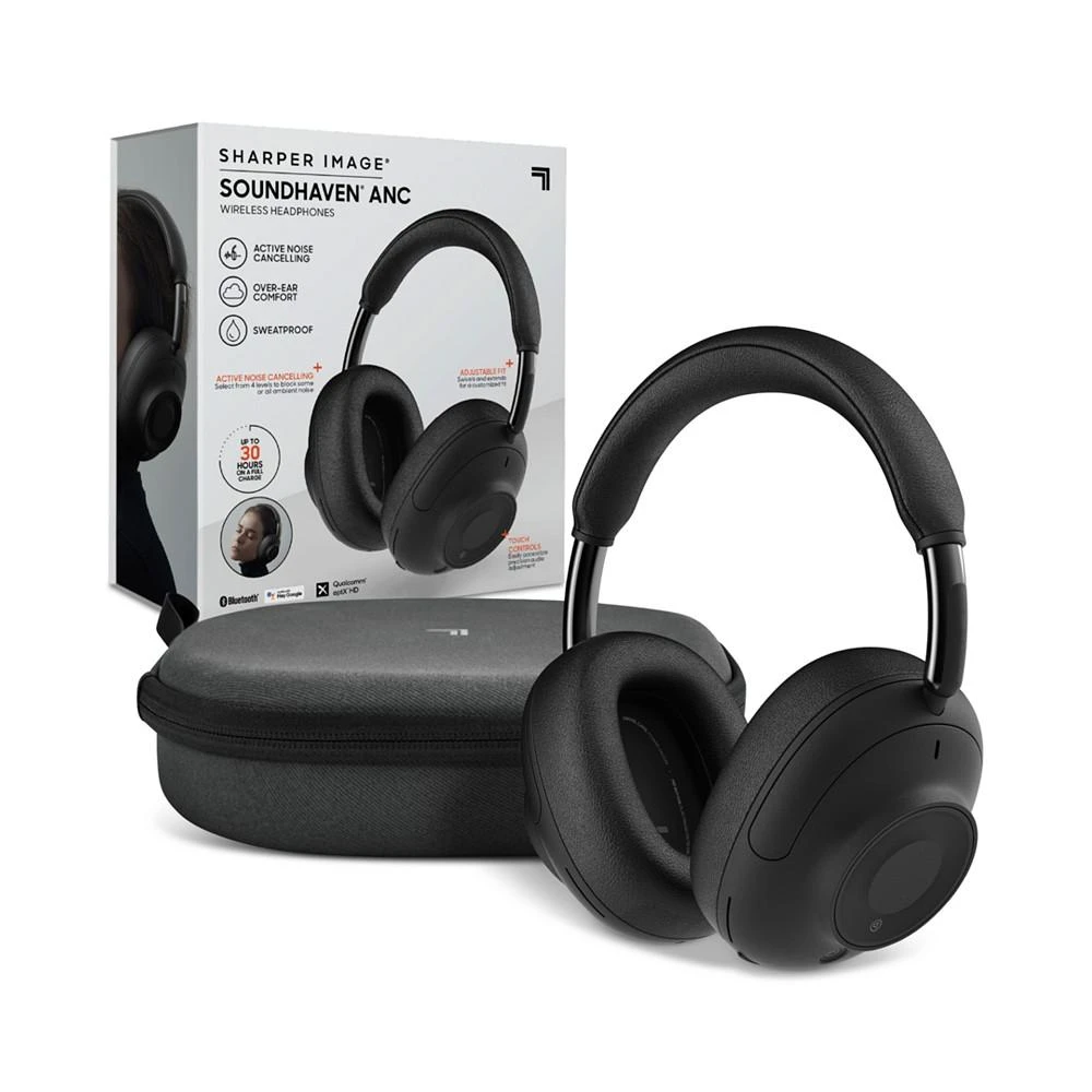 商品Sharper Image|Sound Haven Active Noise Cancelling Over Ear Headphones,价格¥1996,第1张图片