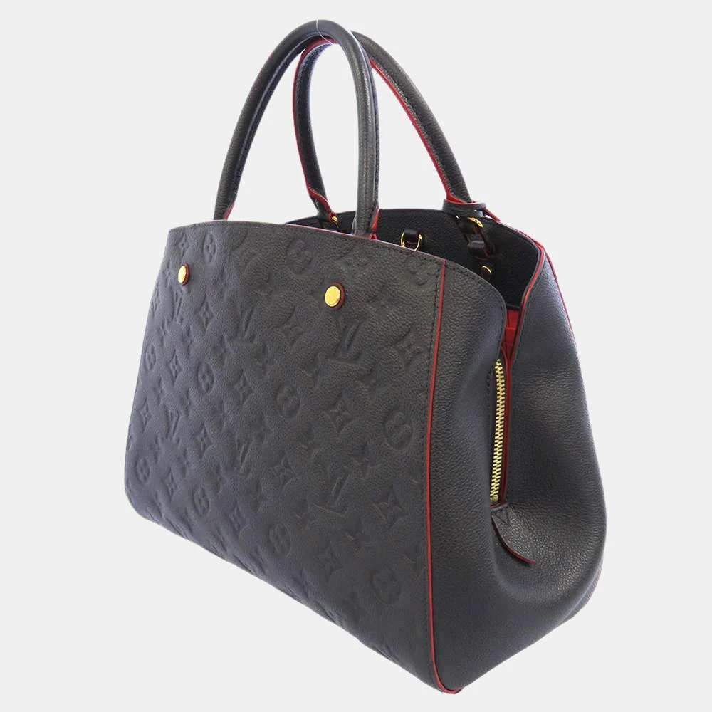 商品[二手商品] Louis Vuitton|Louis Vuitton Blue/Red Monogram Empreinte Leather Montaigne MM Tote Bag ,价格¥18513,第2张图片详细描述