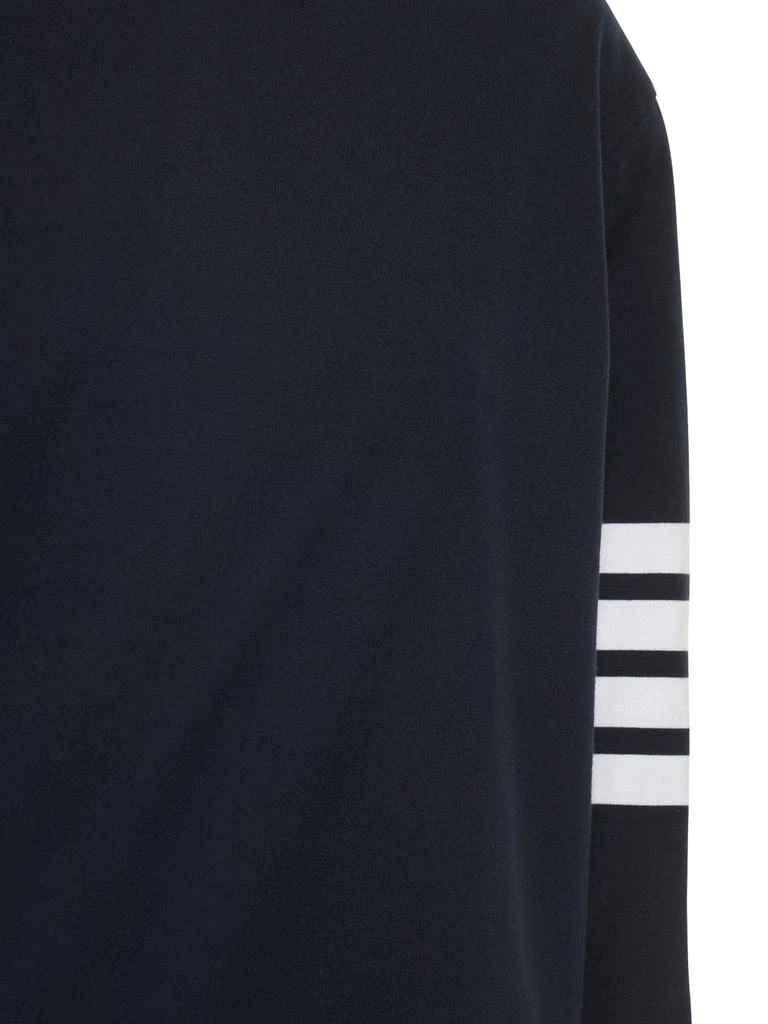 商品Thom Browne|Cotton Jersey Over Sweatshirt W/ Stripe,价格¥3349,第3张图片详细描述
