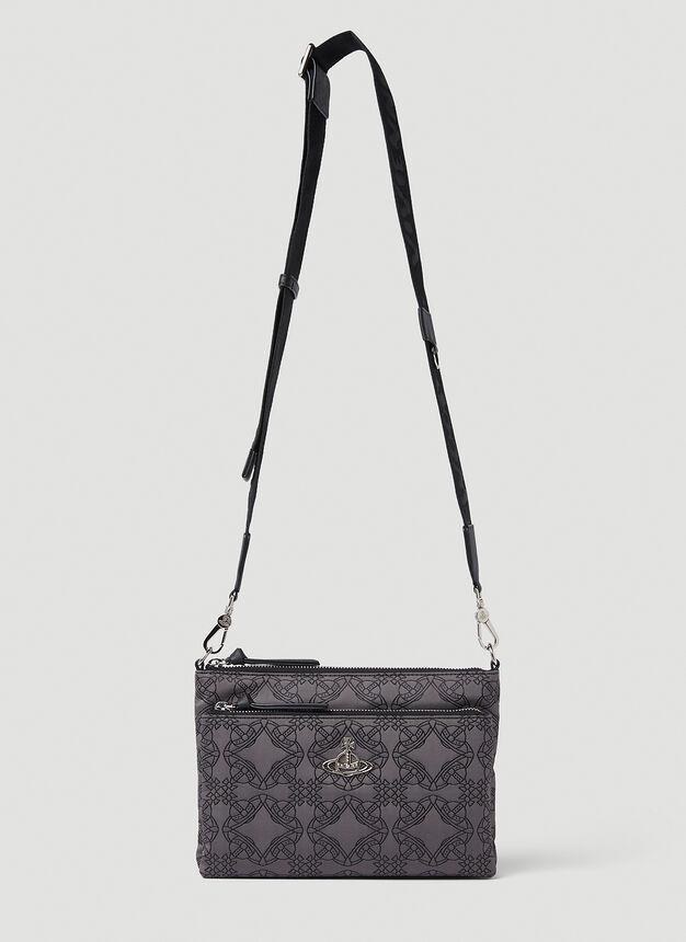 商品Vivienne Westwood|Penny Double Pouch Crossbody Bag in Grey,价格¥3003,第1张图片