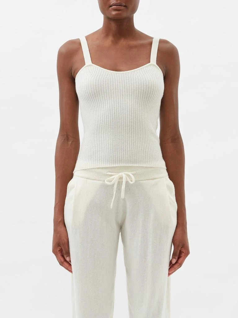 商品Lisa Yang|Dana scoop-neck cashmere top,价格¥1158,第1张图片