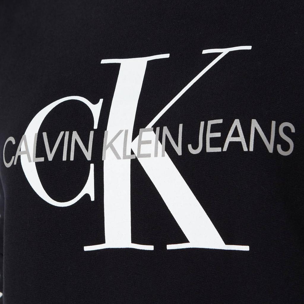 Calvin Klein Jeans Women's Monogram Logo 卫衣 - CK Black商品第4张图片规格展示