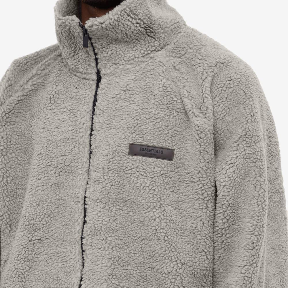 商品Essentials|Fear of God ESSENTIALS Polar Fleece Zip Jacket - Dark Oatmeal,价格¥959,第7张图片详细描述