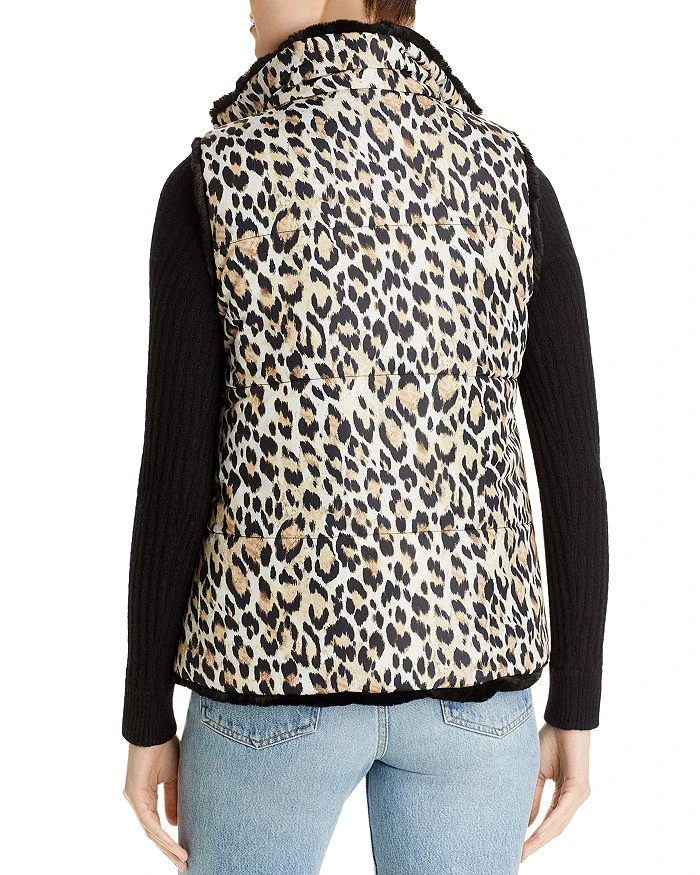 商品Echo Design|Reversible Leopard Print and Faux Fur Puffer Vest,价格¥621,第2张图片详细描述