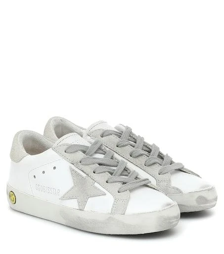 商品Golden Goose|Super-Star leather and suede sneakers,价格¥1768,第1张图片