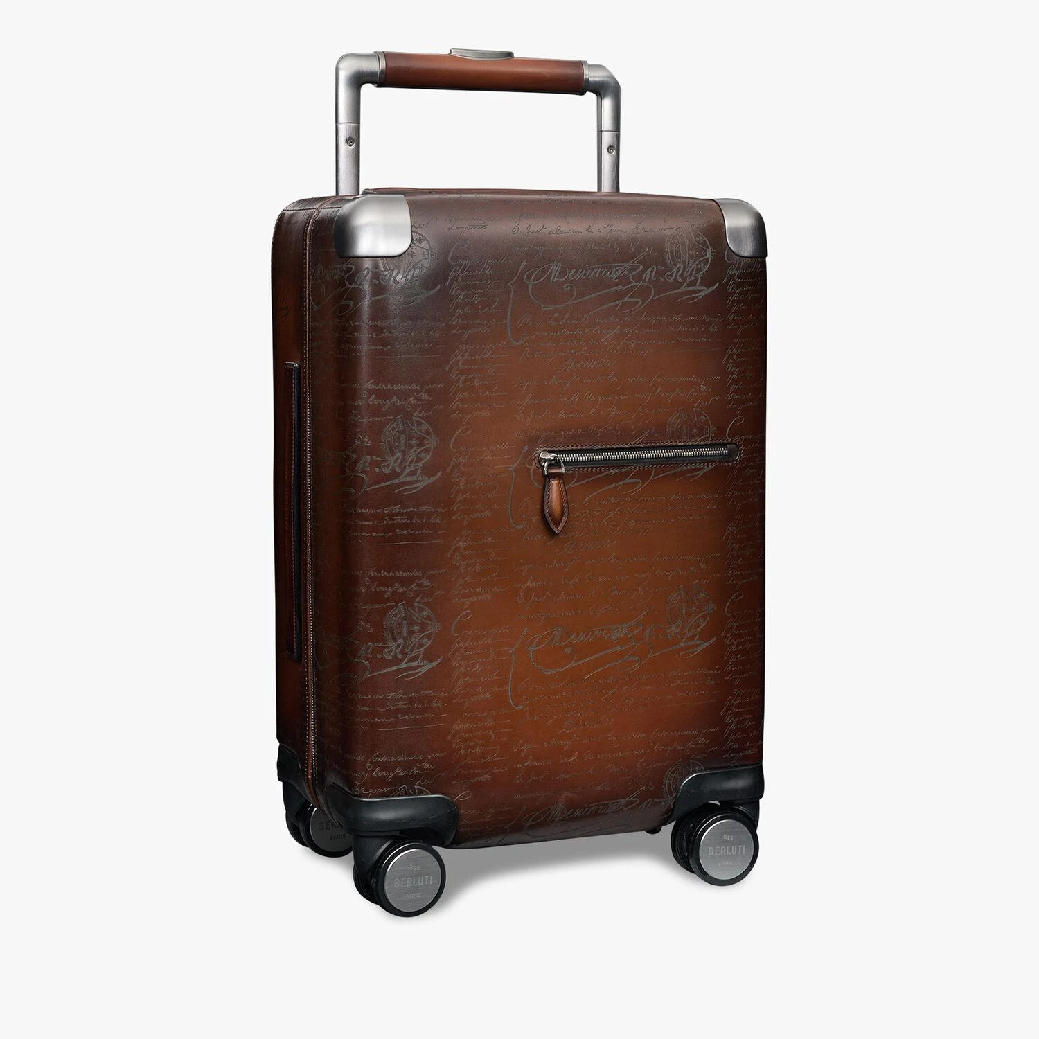 【预售】 伯鲁提 24秋冬 男士 旅行箱 Formula 1005 Scritto Leather Rolling Suitcase FORMULA__1005__NEO-V2_ML6 商品