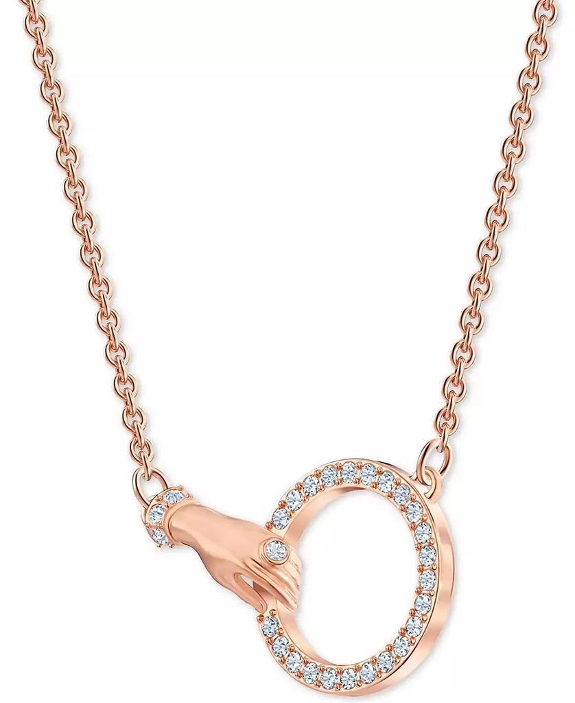 商品Swarovski|玫瑰金色调水晶手环式项链,价格¥660,第3张图片详细描述
