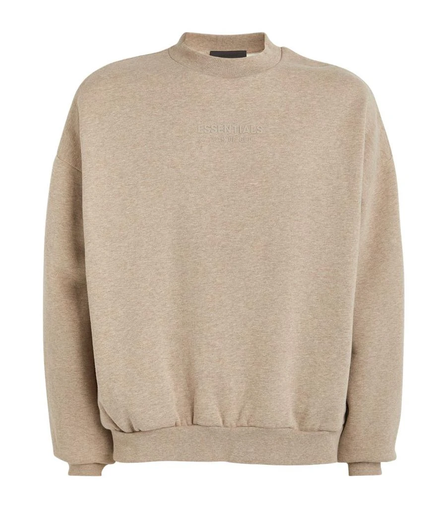 商品Essentials|Cotton-Blend Crew-Neck Sweater,价格¥908,第1张图片