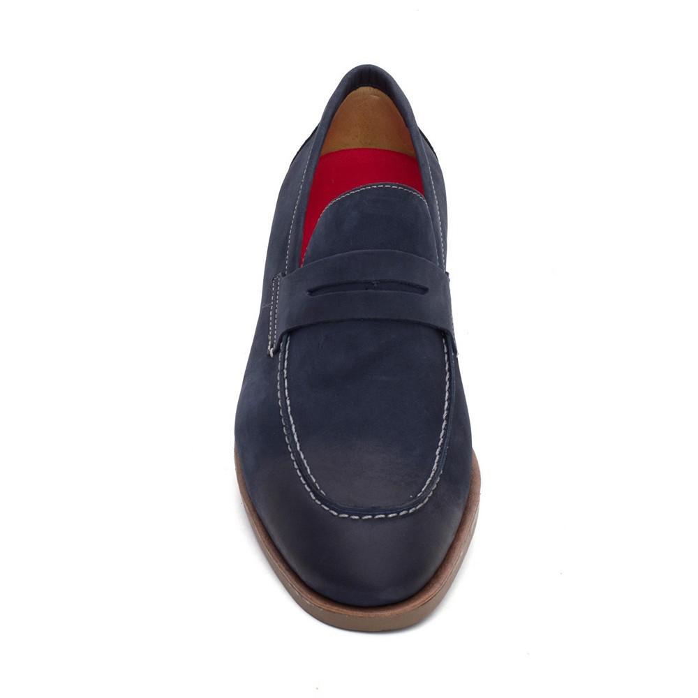 商品Sandro Moscoloni|Men's Moccasin Toe Penny Strap Slip-on Shoes,价格¥1206,第7张图片详细描述