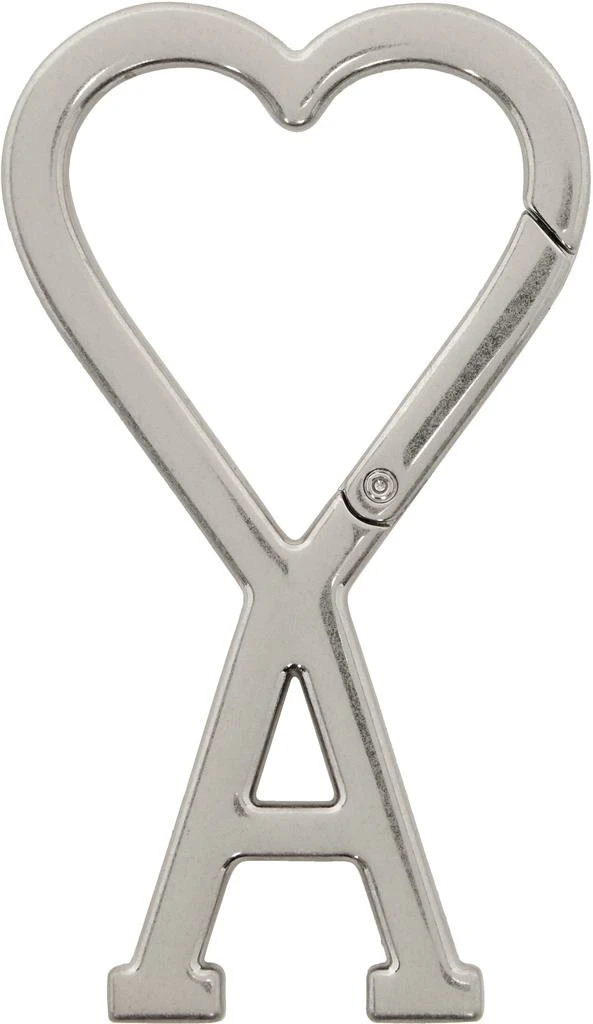 商品AMI|Silver Ami de Coeur Hook Carabiner,价格¥748,第1张图片