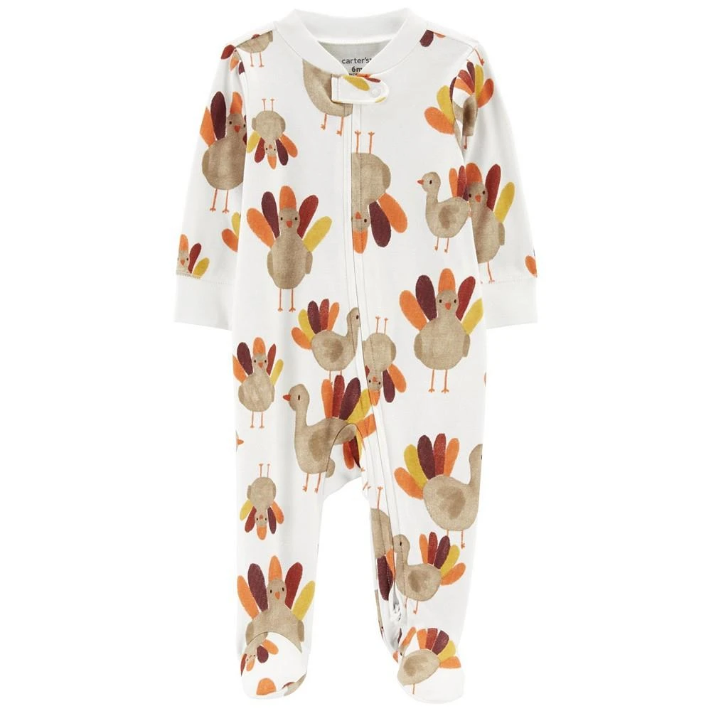 商品Carter's|Baby Neutral Thanksgiving 2-Way Zip Sleep and Play,价格¥68,第1张图片