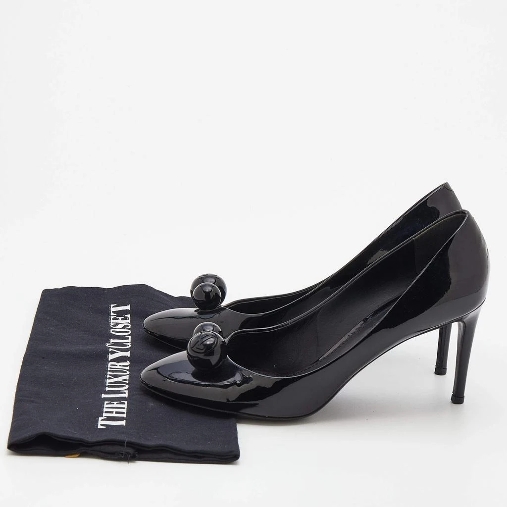 Louis Vuitton Black Patent Leather Ball Pumps Size 40 商品