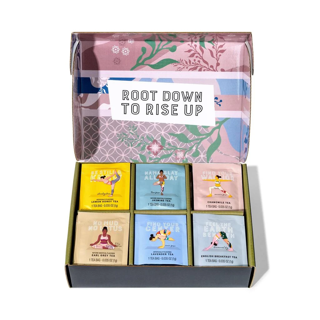 商品Thoughtfully|Gourmet, Yoga Vibes Tea Gift Set, Set of 90,价格¥238,第2张图片详细描述