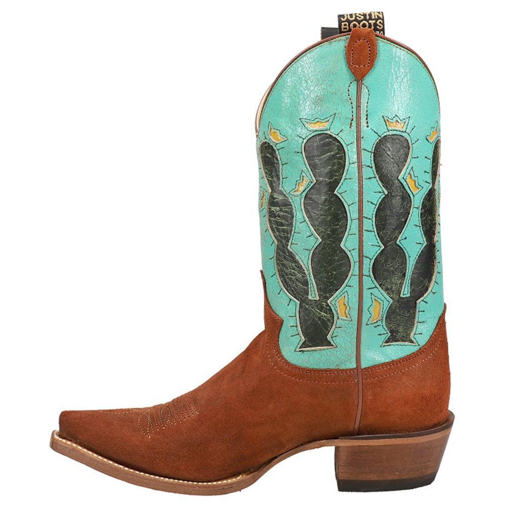 商品Justin Boots|Pearce'D Snip Toe Cowboy Boots,价格¥670,第5张图片详细描述