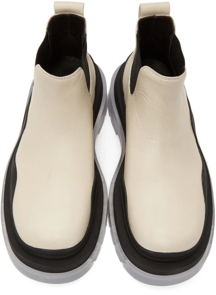 商品Bottega Veneta|Off-White Low 'The Tire' Chelsea Boots,价格¥9863,第5张图片详细描述