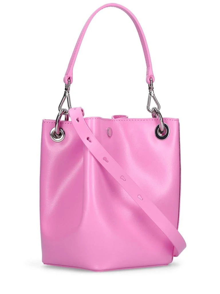商品Ganni|Small Diamond Leather Bucket Bag,价格¥2646,第5张图片详细描述