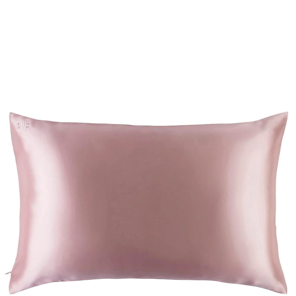 商品Slip|Slip Dermstore Exclusive Silk Pink Pillowcase Duo and Delicates Bag,价格¥1481,第2张图片详细描述