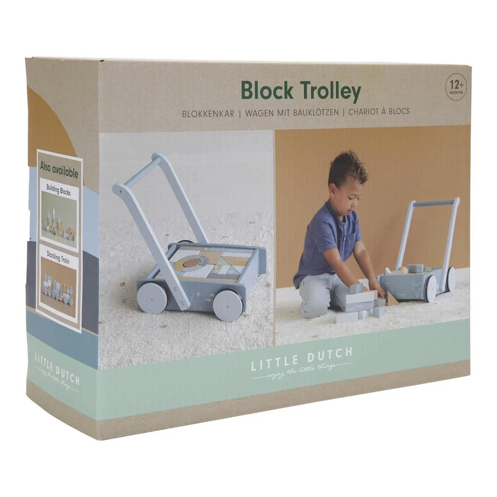 商品The Hut|Little Dutch Block Trolley - Ocean,价格¥442,第3张图片详细描述