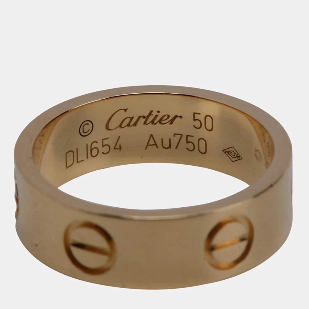商品[二手商品] Cartier|Cartier Love 18K Yellow Gold Ring EU 50,价格¥11074,第3张图片详细描述