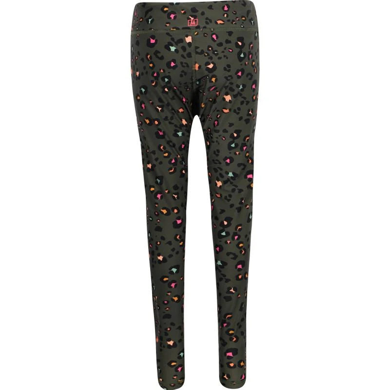 商品Munster|Colorful leopard print leggings in olive green,价格¥439,第2张图片详细描述