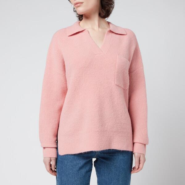 Whistles | Whistles Women's Rib Collar Sweater - Pink 186.26元 商品图片