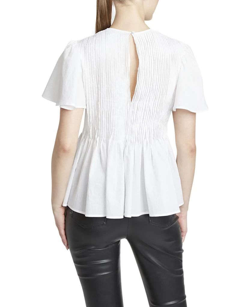 商品AMUR|Tash Pintuck Cotton Poplin Top,价格¥1919,第3张图片详细描述