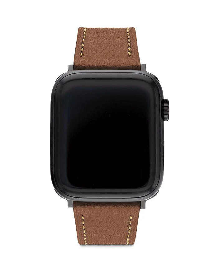 商品Coach|Apple Watch® Leather Strap 42mm/44mm,价格¥708,第1张图片