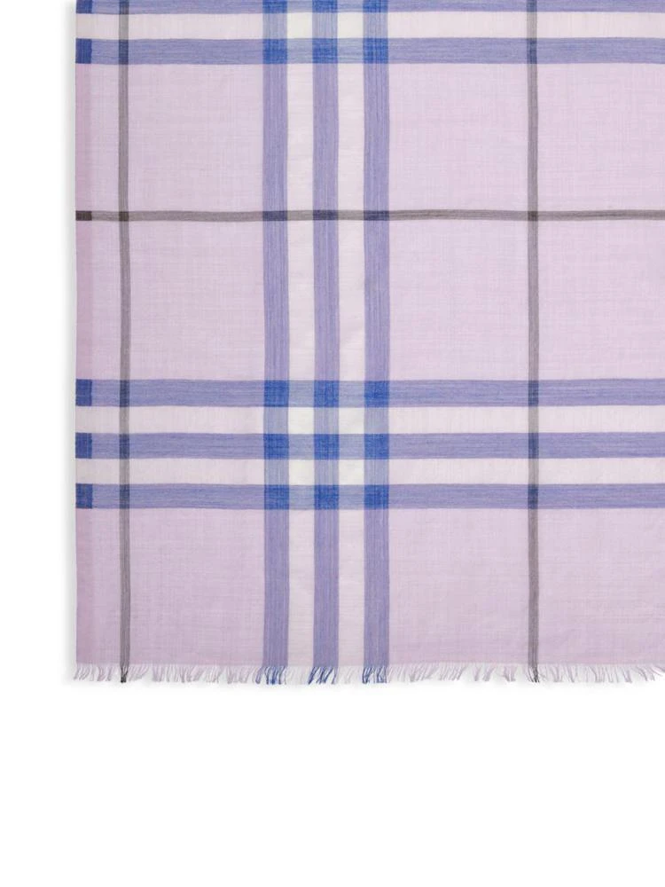 商品Burberry|Burberry - Giant Check Wool & Silk Scarf,价格¥1743,第2张图片详细描述