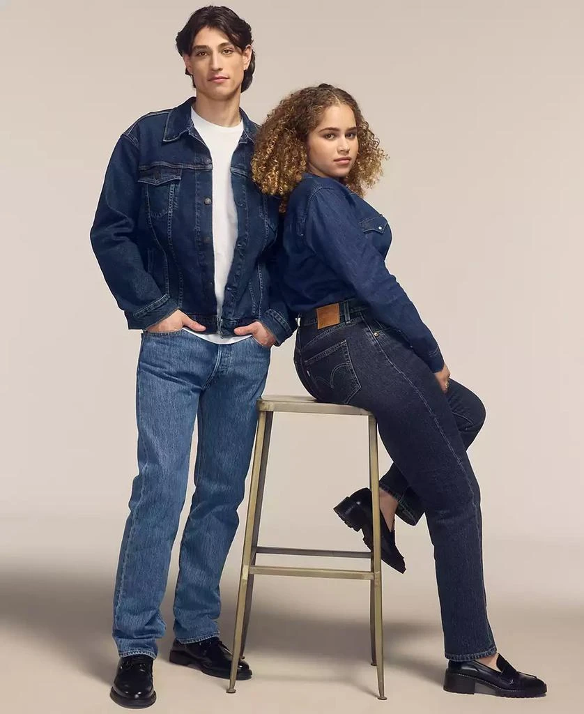 Women's 501 Curve High-Rise Straight-Leg Jeans 商品