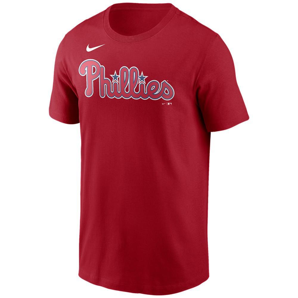 商品NIKE|Men's Rhys Hoskins Philadelphia Phillies Name and Number Player T-Shirt,价格¥259,第4张图片详细描述