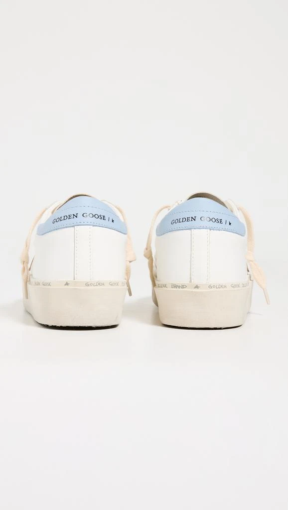 商品Golden Goose|Golden Goose 星星皮革高鞋面和鞋跟层压星星运动鞋,价格¥4496,第3张图片详细描述