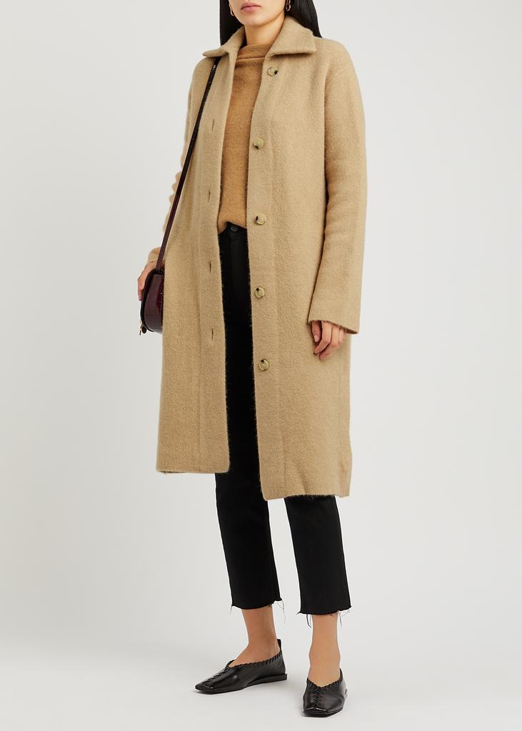 商品Vince|Sand brushed-knit coat,价格¥4810,第6张图片详细描述