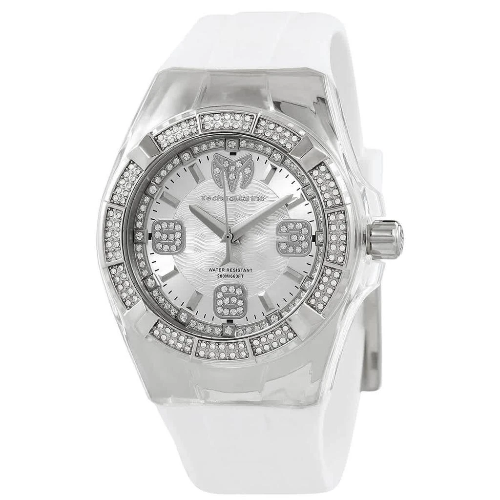 商品TechnoMarine|Technomarine Cruise Quartz Crystal Silver Dial Mens Watch TM-121092,价格¥672,第1张图片