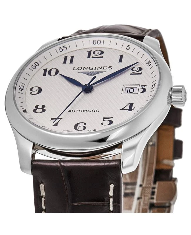 商品Longines|Longines Master Collection Automatic 40mm Silver Dial Brown Leather Men's Watch L2.793.4.78.3,价格¥12841,第2张图片详细描述