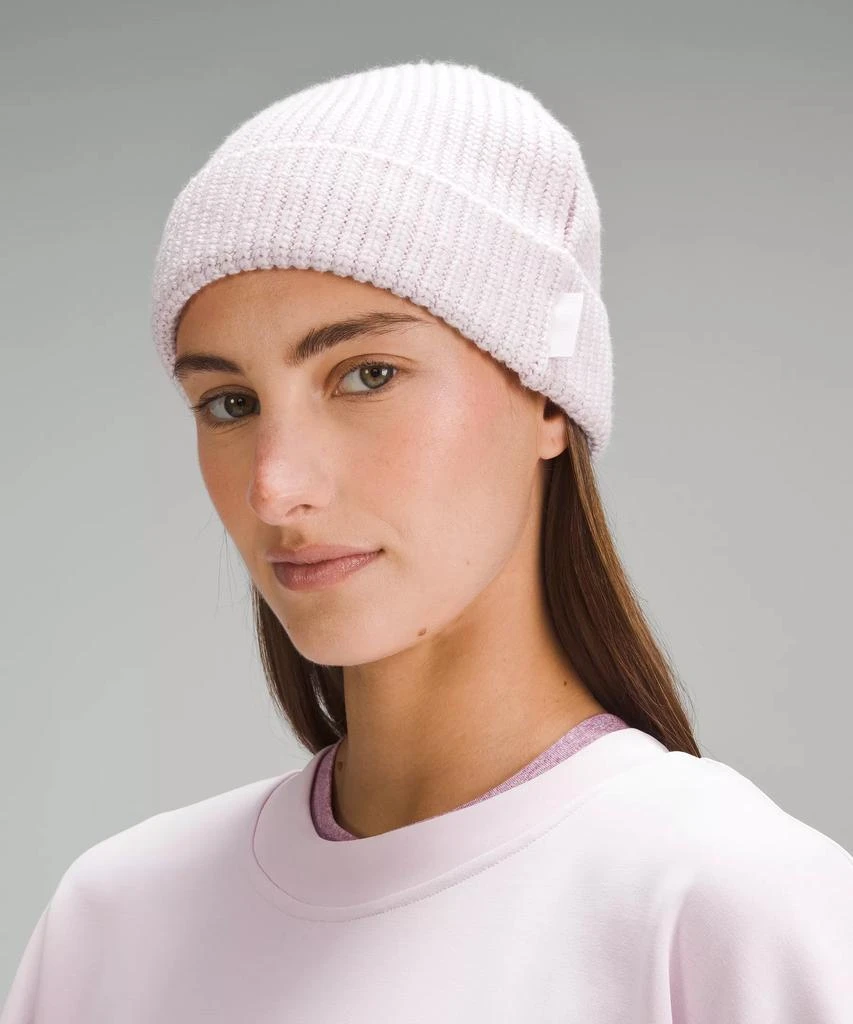 商品Lululemon|Close-Fit Wool-Blend Ribbed Knit Beanie,价格¥154,第4张图片详细描述