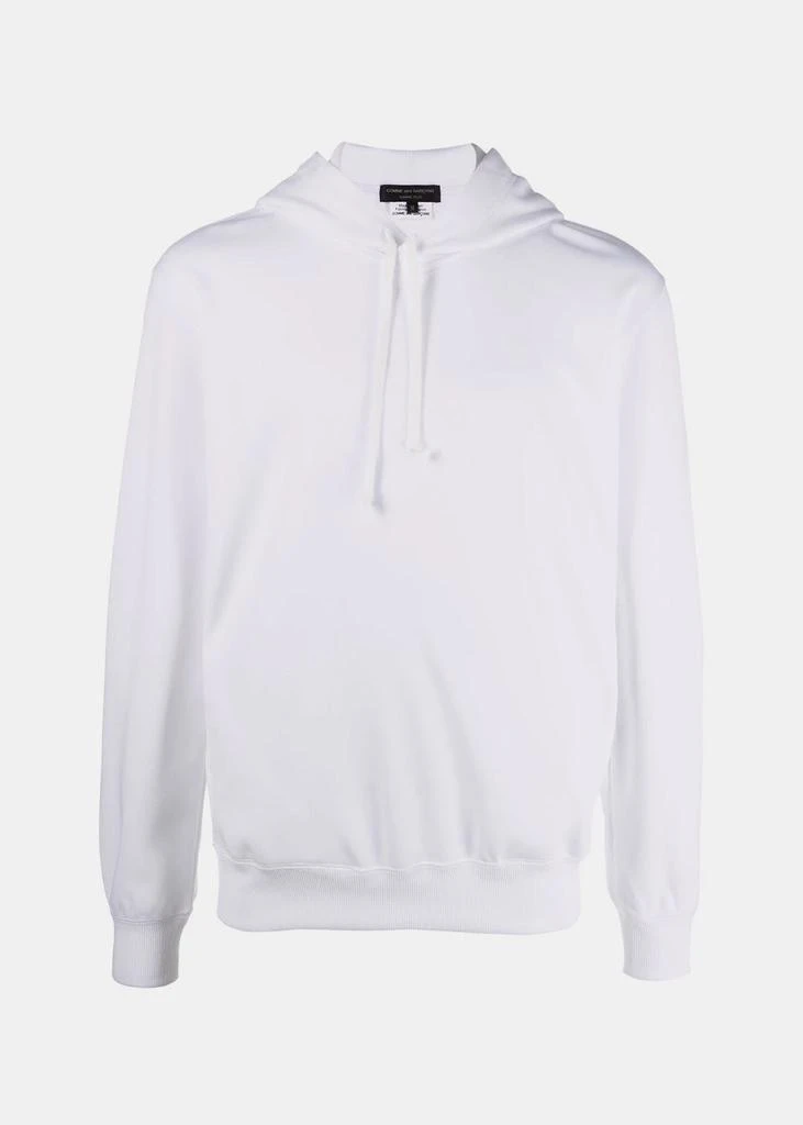 商品Comme des Garcons|COMME DES GARCONS HOMME White Back Print Hoodie,价格¥1732,第1张图片