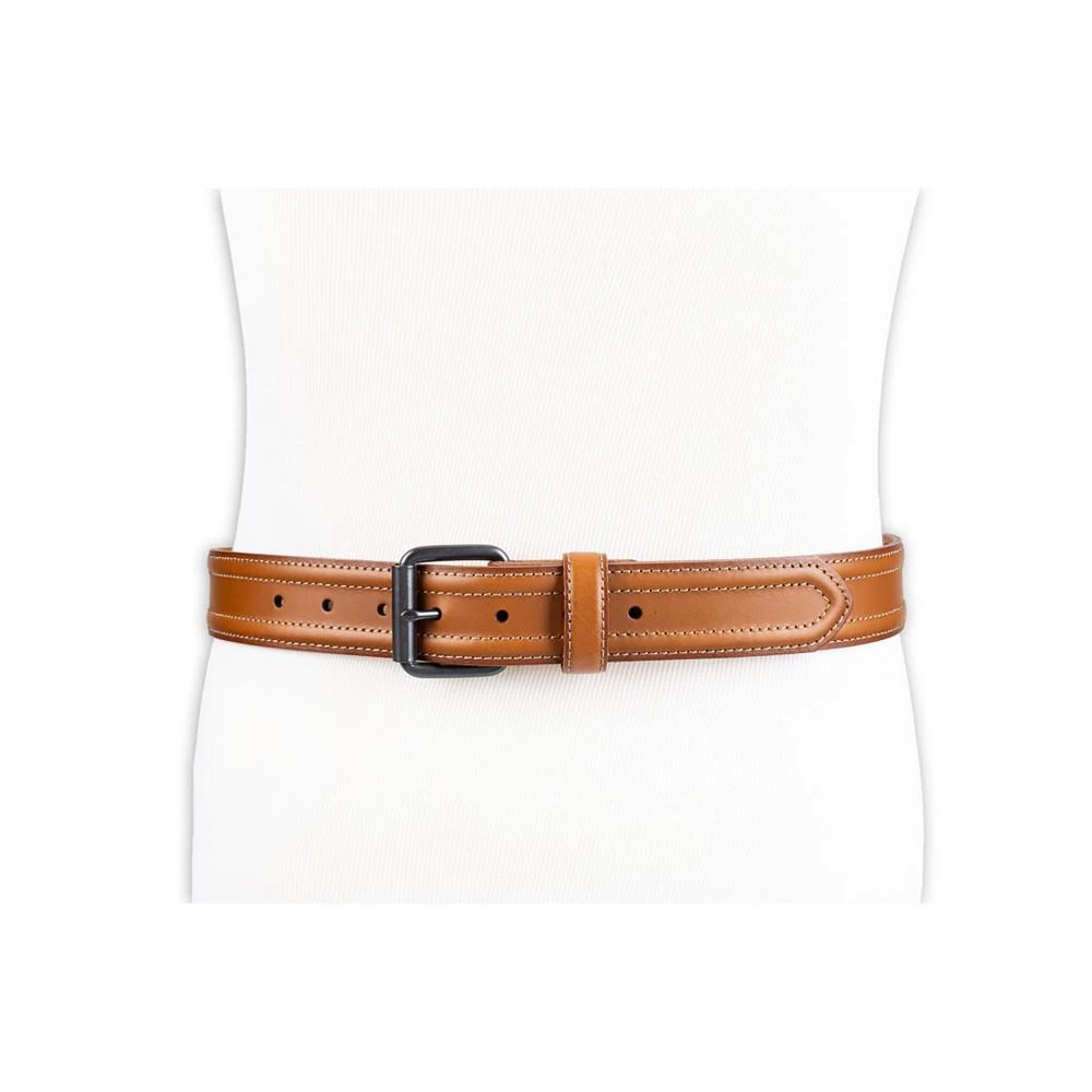 商品Levi's|Men's Trapunto Detail Leather Workwear Belt,价格¥149,第5张图片详细描述