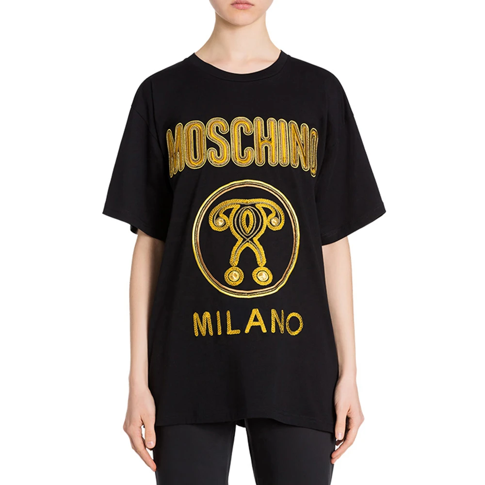 MOSCHINO 黑色女士T恤 J0711-0540-7555 商品