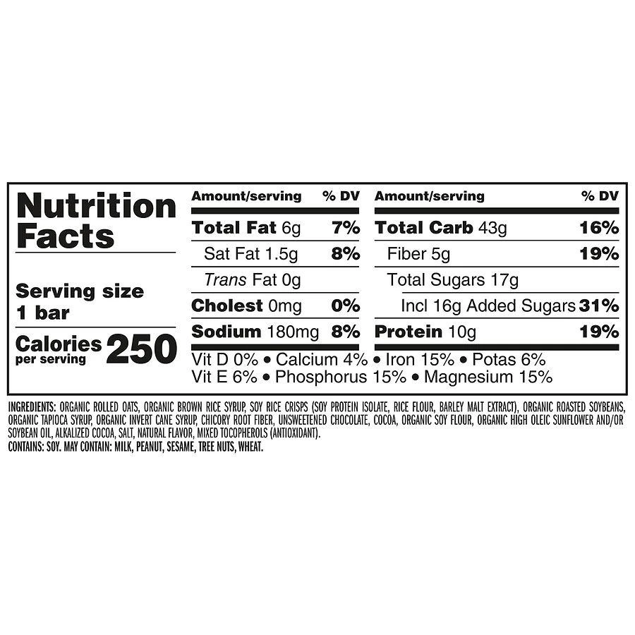 商品Clif Bar|Energy Bar, Non-GMO, Plant Based Protein Chocolate Brownie,价格¥17,第5张图片详细描述