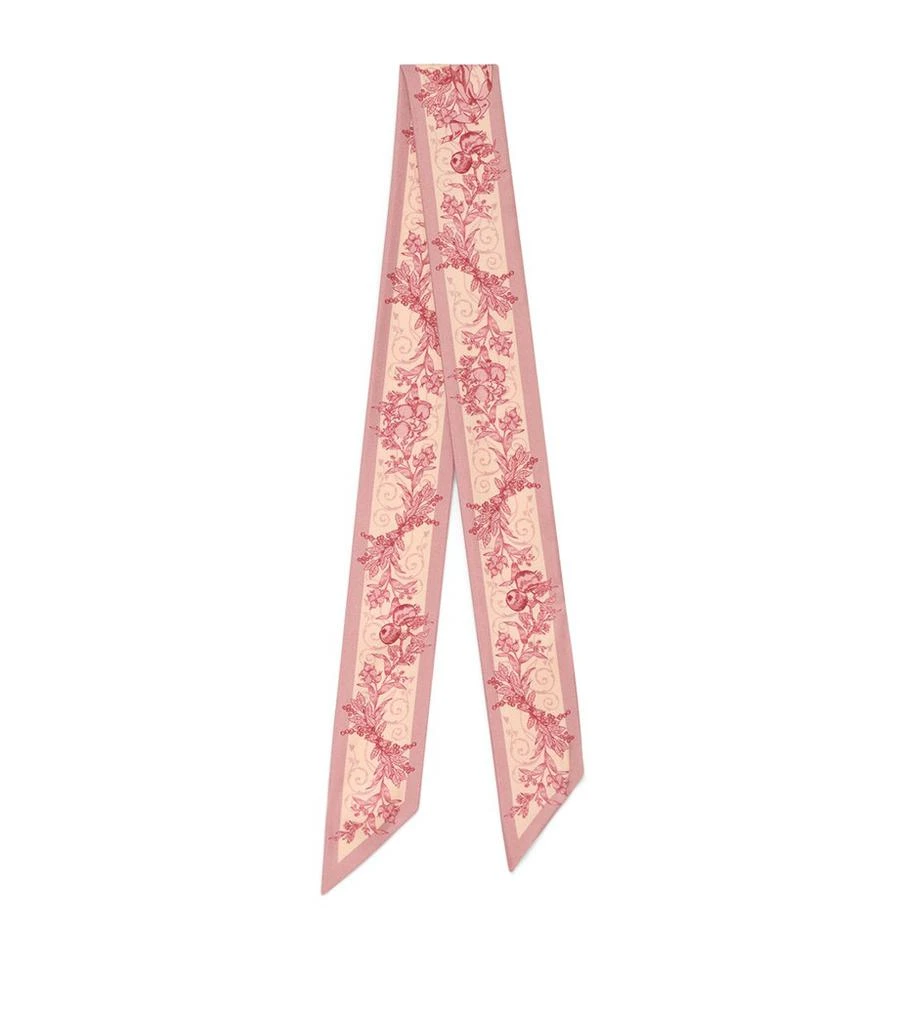 商品Harrods|Silk Menagerie Print Scarf,价格¥827,第1张图片