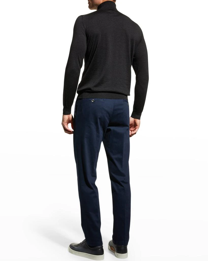 商品Kiton|Men's Cashmere-Silk Turtleneck Sweater,价格¥5932,第4张图片详细描述