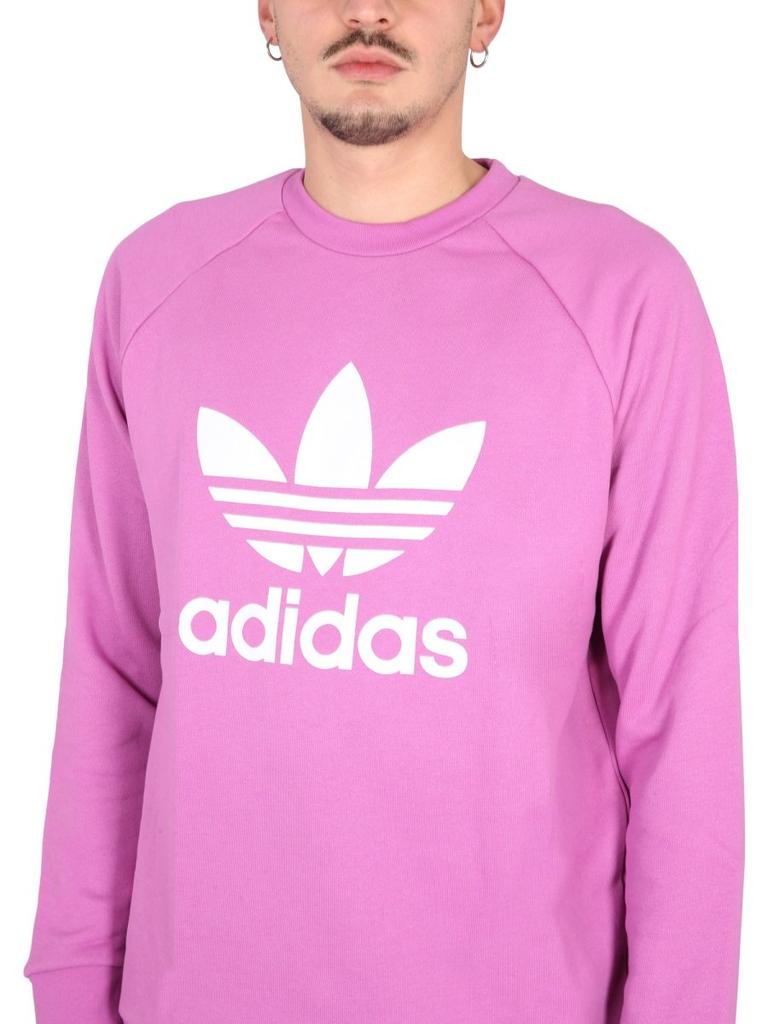 Adidas Originals Logo Printed Crewneck Sweatshirt商品第4张图片规格展示