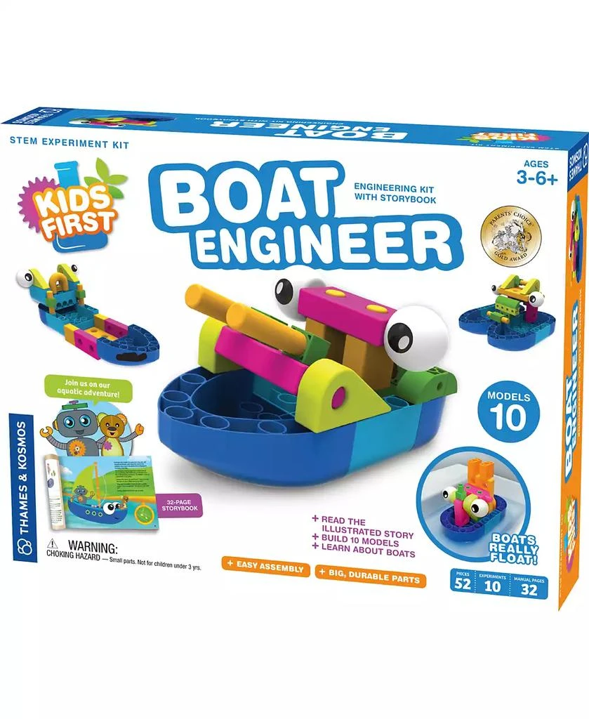 商品Thames & Kosmos|Kids First: Boat Engineer Kit,价格¥299,第1张图片