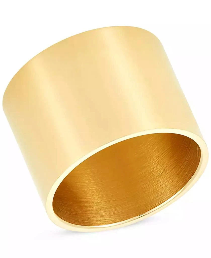 商品ADORNIA|Gold-Tone Water-Resistant Cigar Band Ring,价格¥167,第1张图片