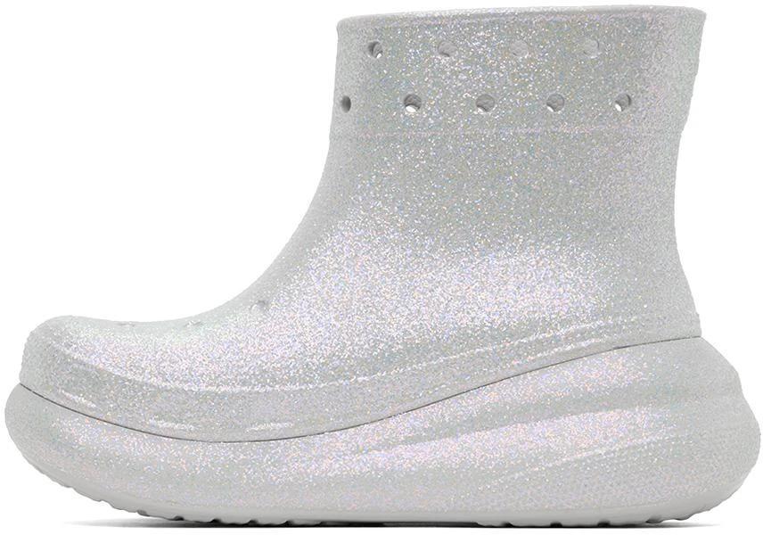 商品Crocs|White Crush Glitter Boots,价格¥358,第3张图片详细描述