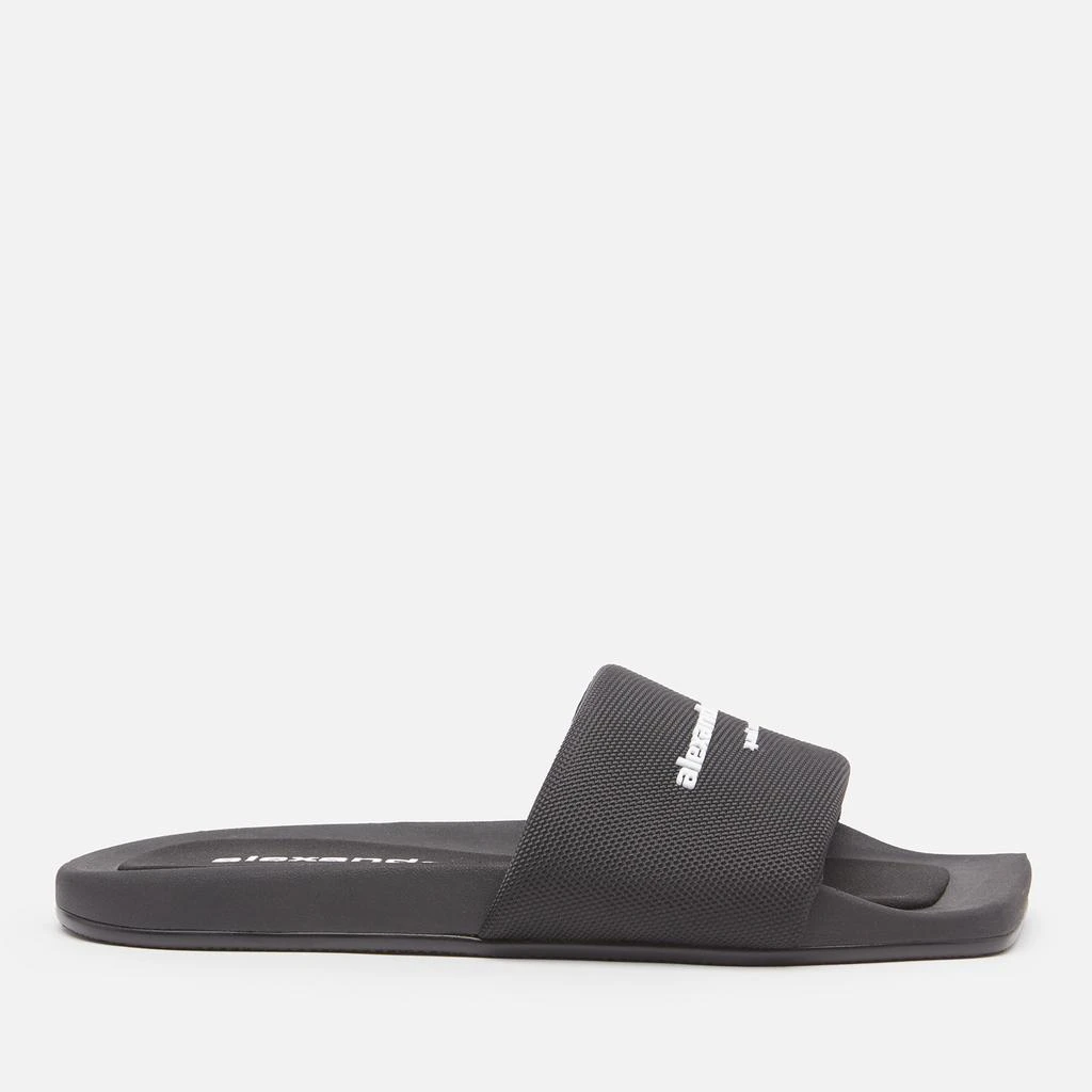 商品Alexander Wang|Alexander Wang Women's Nylon Pool Slide Sandals - Black,价格¥1234,第1张图片