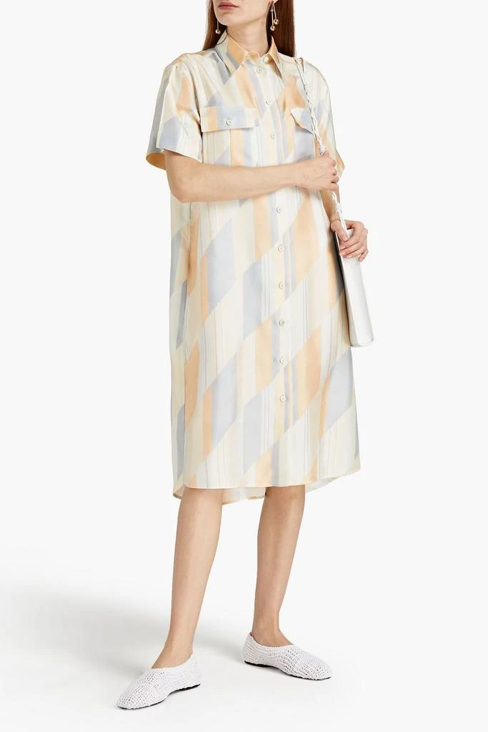 商品Jil Sander|Printed silk-twill shirt dress,价格¥3000,第2张图片详细描述