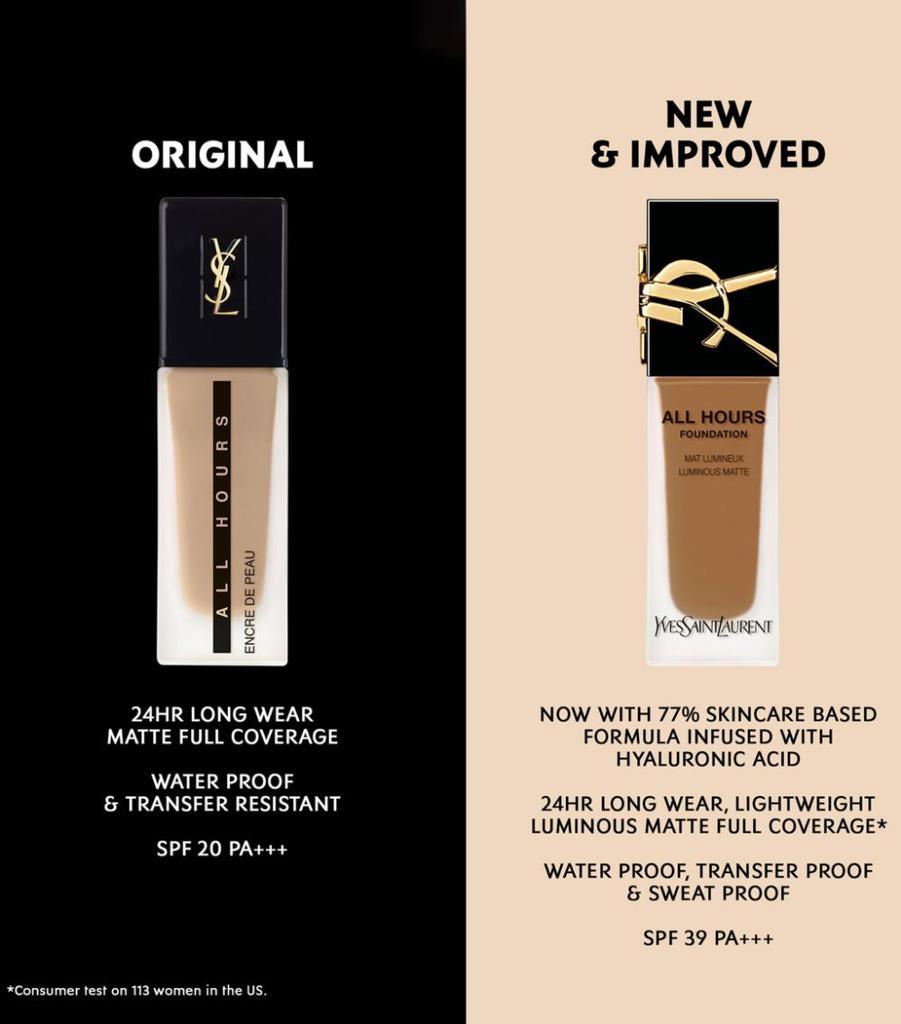 商品Yves Saint Laurent|All Hours Foundation - NEW,价格¥316,第6张图片详细描述